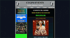 Desktop Screenshot of cuginieventi.com